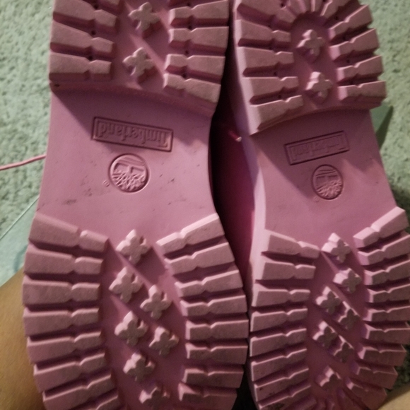 Timberland juniors pink boots - Picture 8 of 10